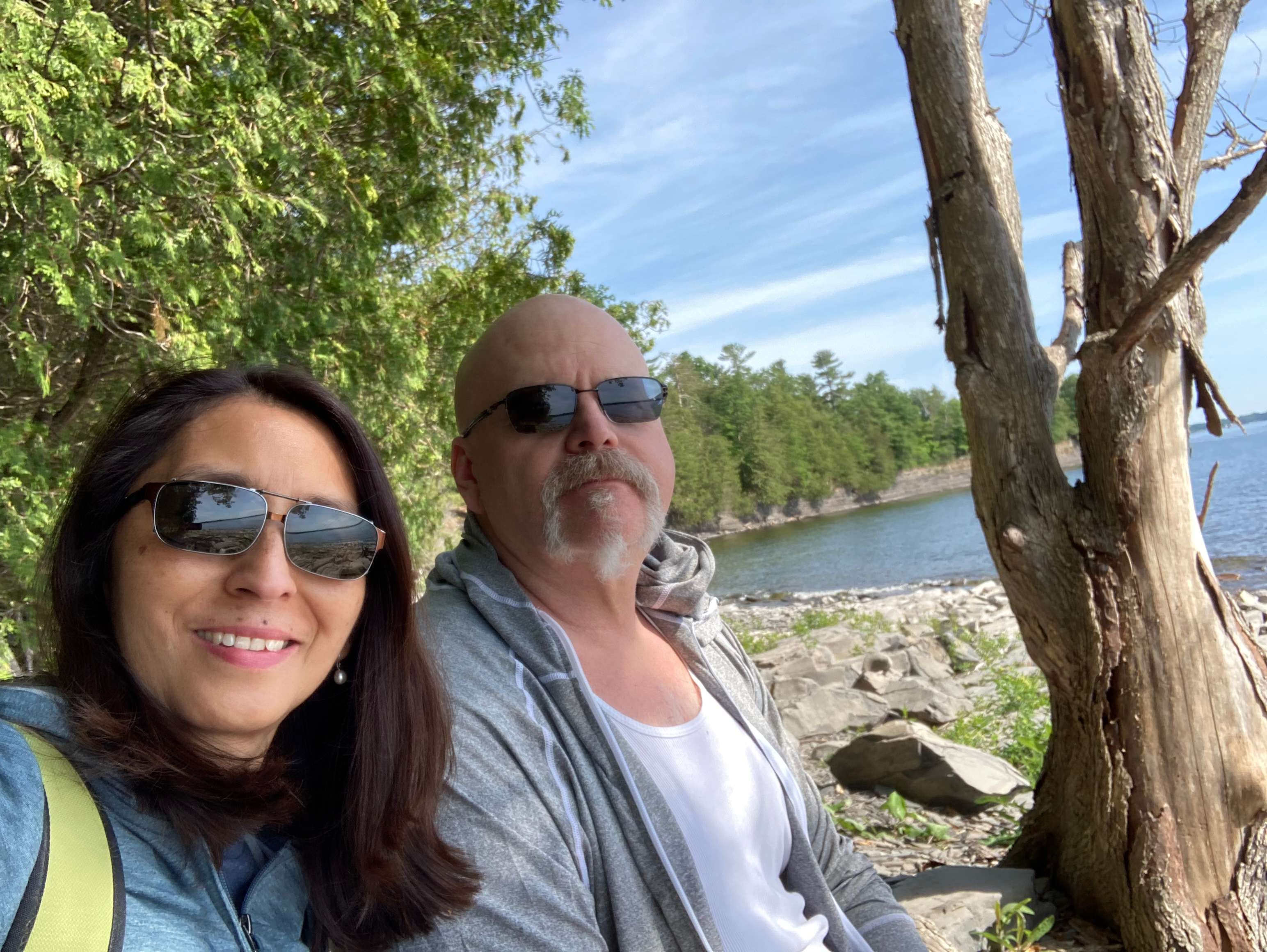 Sitting on edge of Lake Champlain